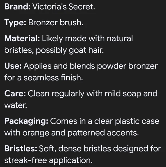 🆕️Victoria's Secret Beauty Kabuki Bronzer Brush